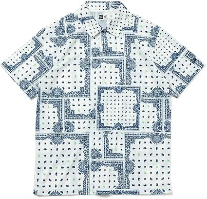 Bristol バンダナ柄 シャツ　ゴルフ Amazon | [ニューエラ] ゴルフ ポロシャツ バンダナ柄 ホワイト